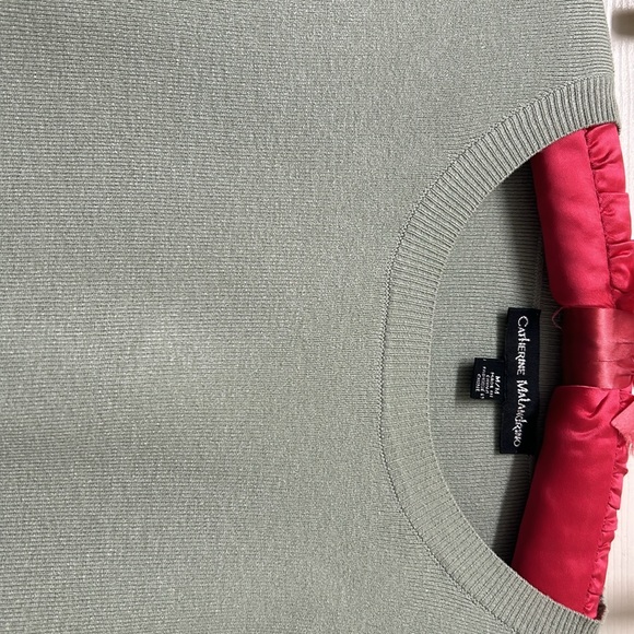 Sweater with silky sleeves - Picture 2 of 5